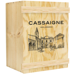 Coffret bois carafe